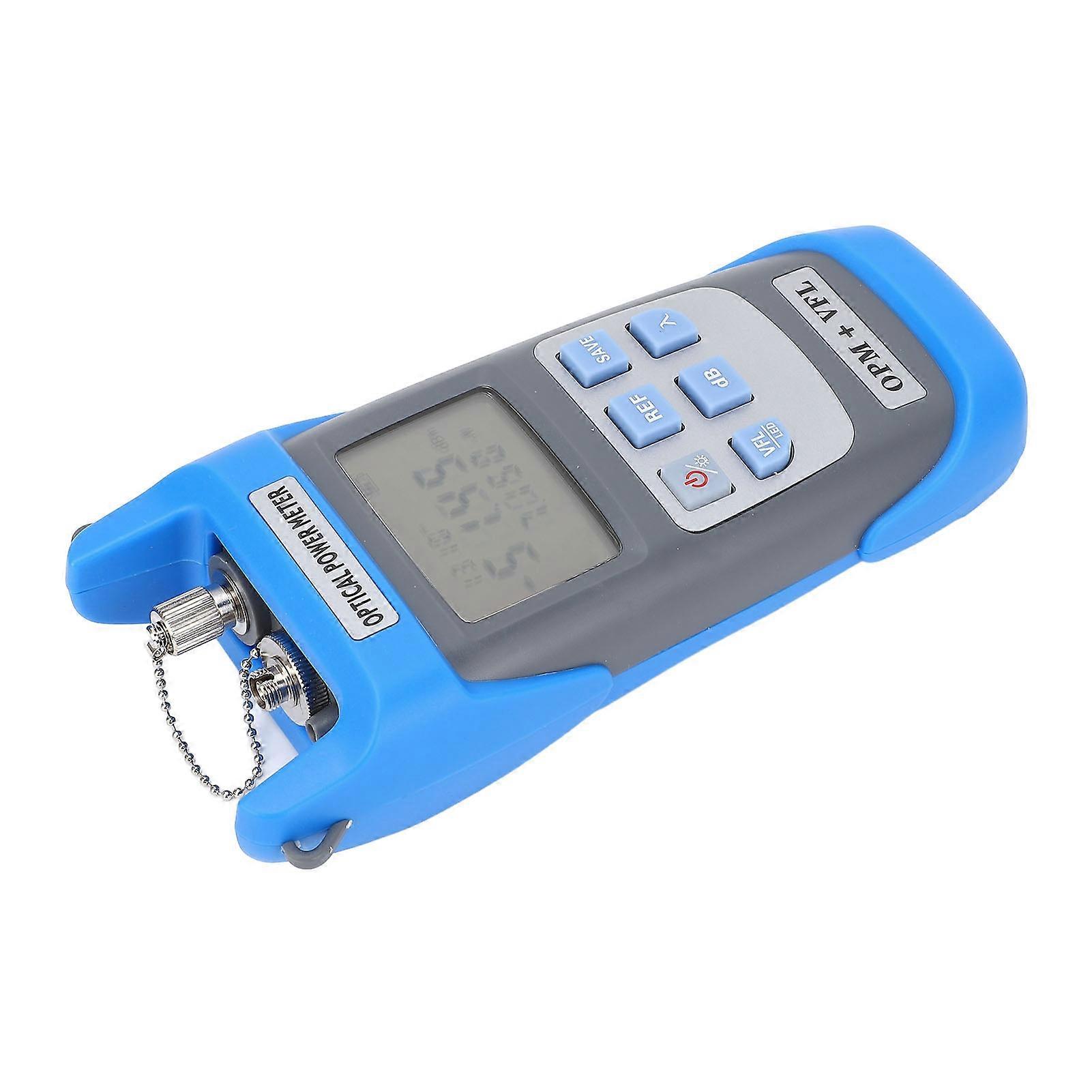 3 in 1 Fiber Optic Tester 10 Wavelengths -70 To +10dBm Optical Power Meter 15mW 15km Visual Fault Locator and LED Light 