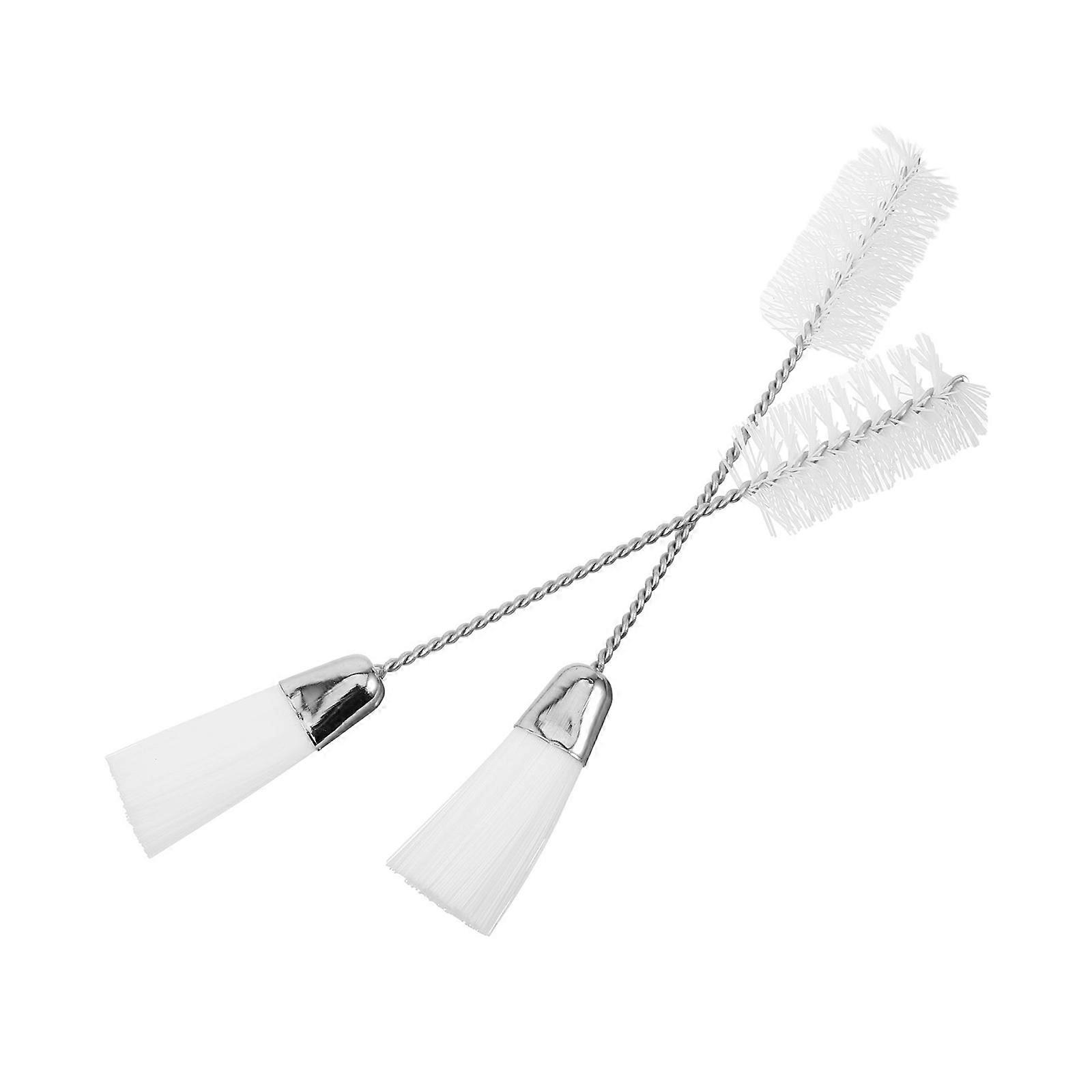 2 Pack Multifuntional Flute Cleaning Brush Nylon Cleaning Swab Musical Instrument Part Suitable for Student Enthusiasts Multicolor