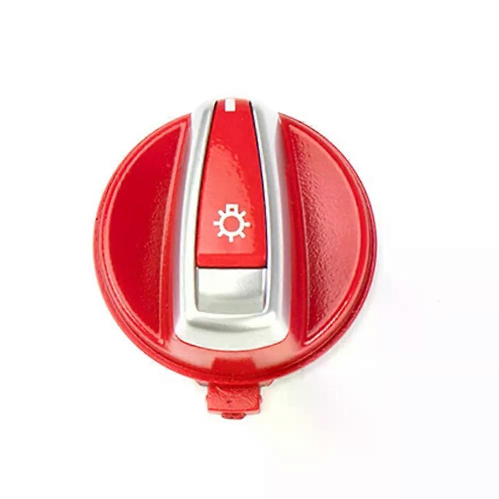 Red For BMW E90 E91 E92 E93 E84 E82 E87 E88 Car Front Console Headlight Switch Button Knob Button Cap For 1 3 Series X1 320I