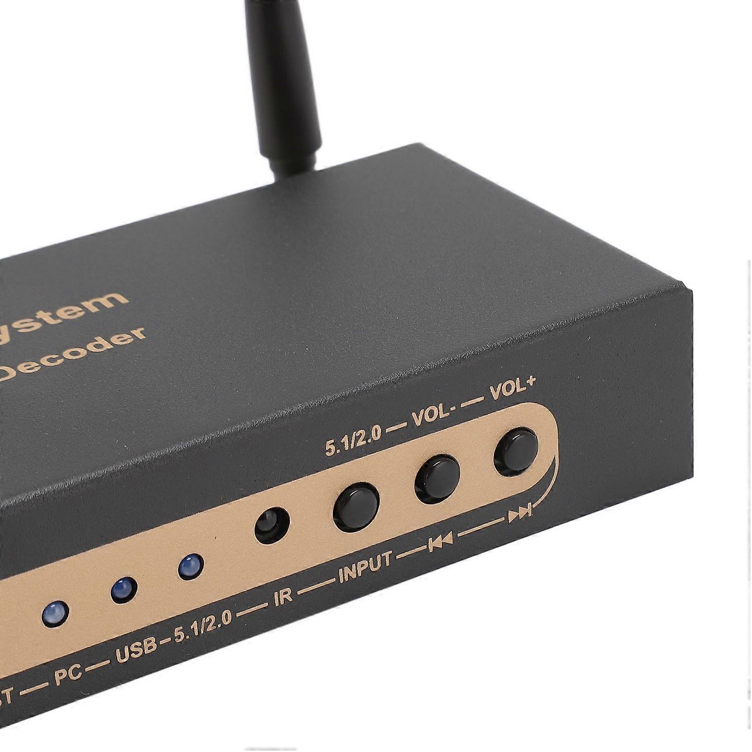 5.1 Channel Sound Decoder 192Khz/24Bit HD Multimedia Interface 4K ARC Optical Fiber Coaxial Analog S