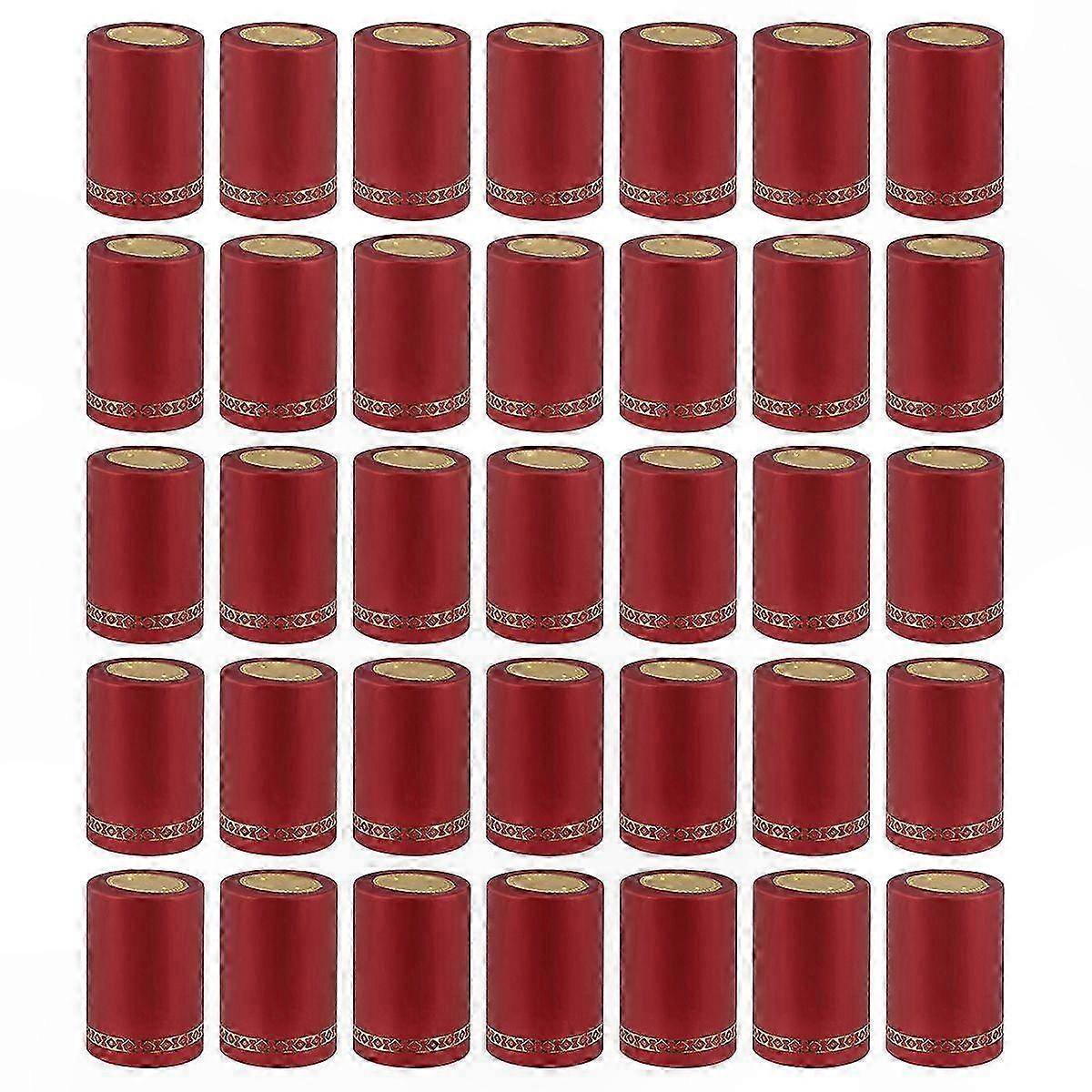 100pcs Wine Bottle Shrink Capsules Heat Shrinkable Seals