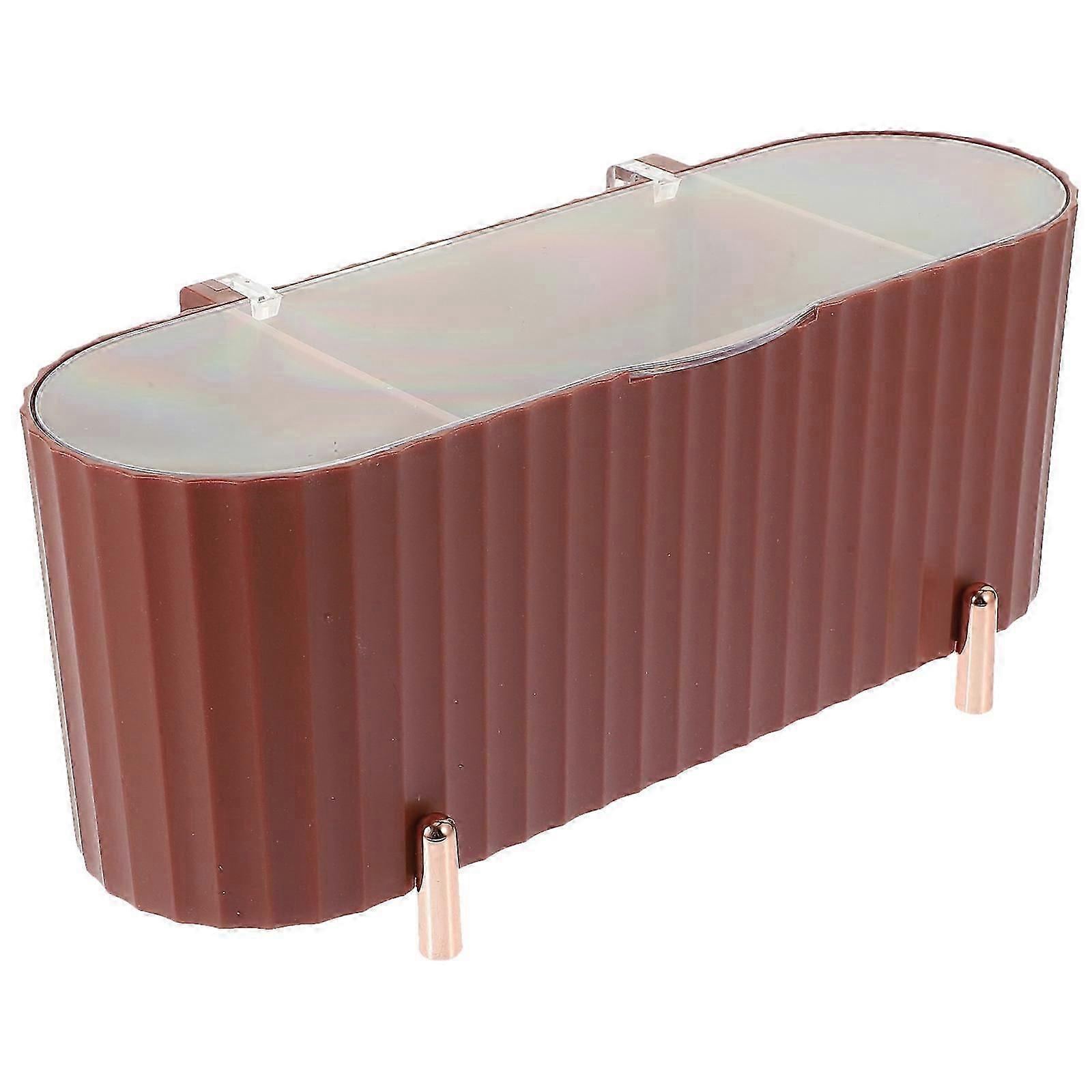 Multi Functional Plastic Storage Box for Organizing Daily Necessities Assorted Color and PP