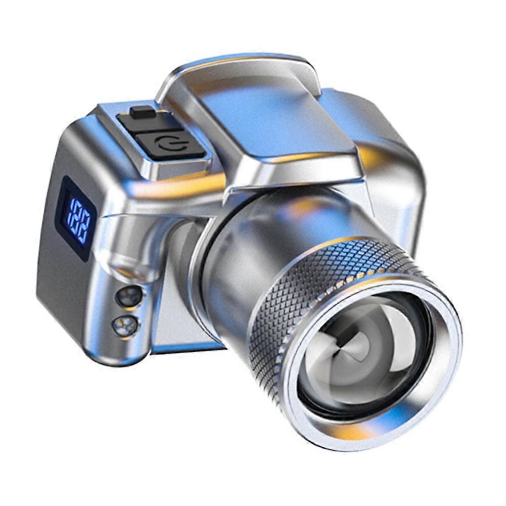 Headlamp Super Bright Head Light Front Waterproof Outdoor Camping Flashing