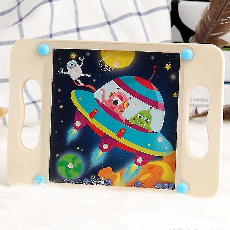 Mini Balance Ball Game Children's Puzzle Palm Intelligence Ball Maze Game Challenge Puzzle Brain Puzzle For Kids