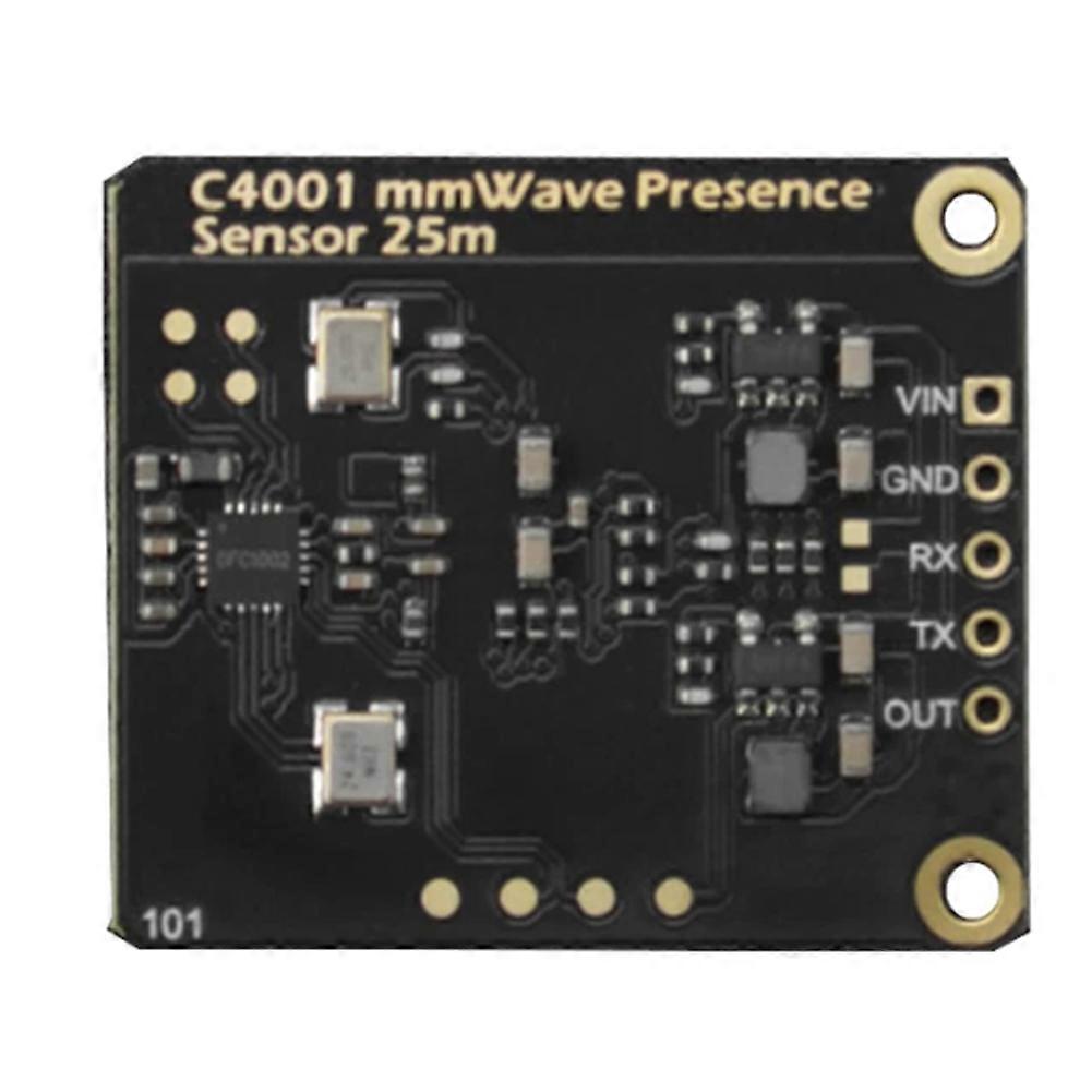 MmWave C4001 24GHz Human Presence Distance Velocity Detection Sensor 25 Meter UART für Echtzeit-Mo