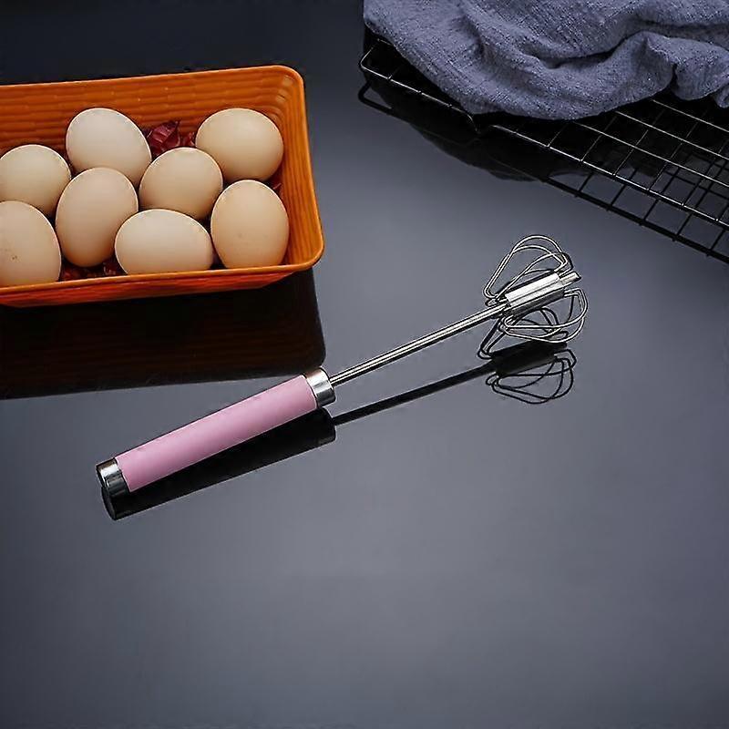 Halvautomatisk eggvisp i rustfritt stål - Hånddrevet mikser for enkel røring, visping og blanding - Viktige kjøkkenredskaper