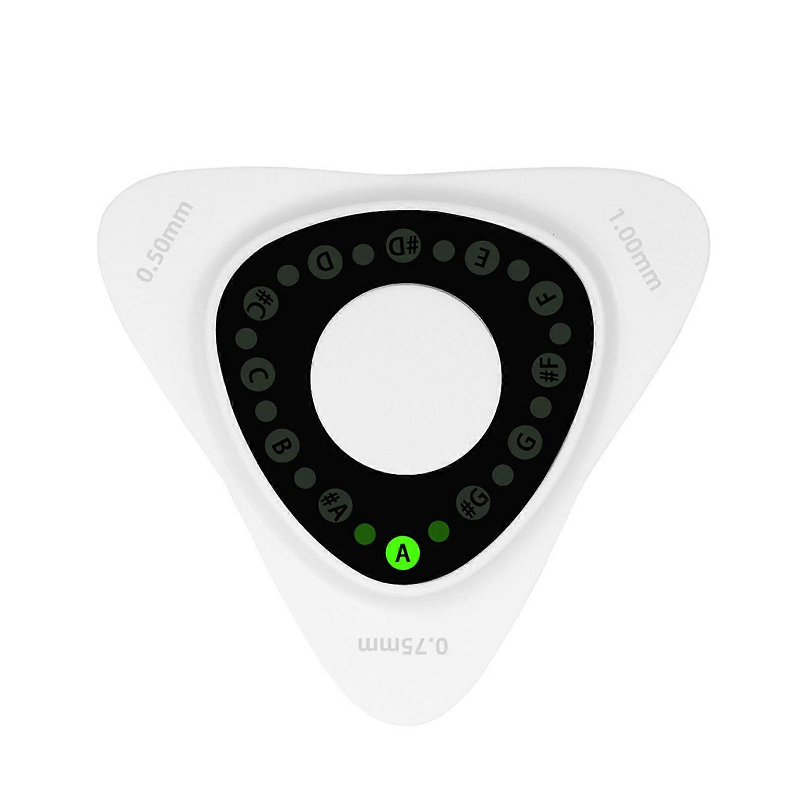 Precisions Tuner with LED Display 3 Thickness Guitar Picks Ergonomic Handle Chromatic Tuning Perfect for Ukulele Violin Multicolor