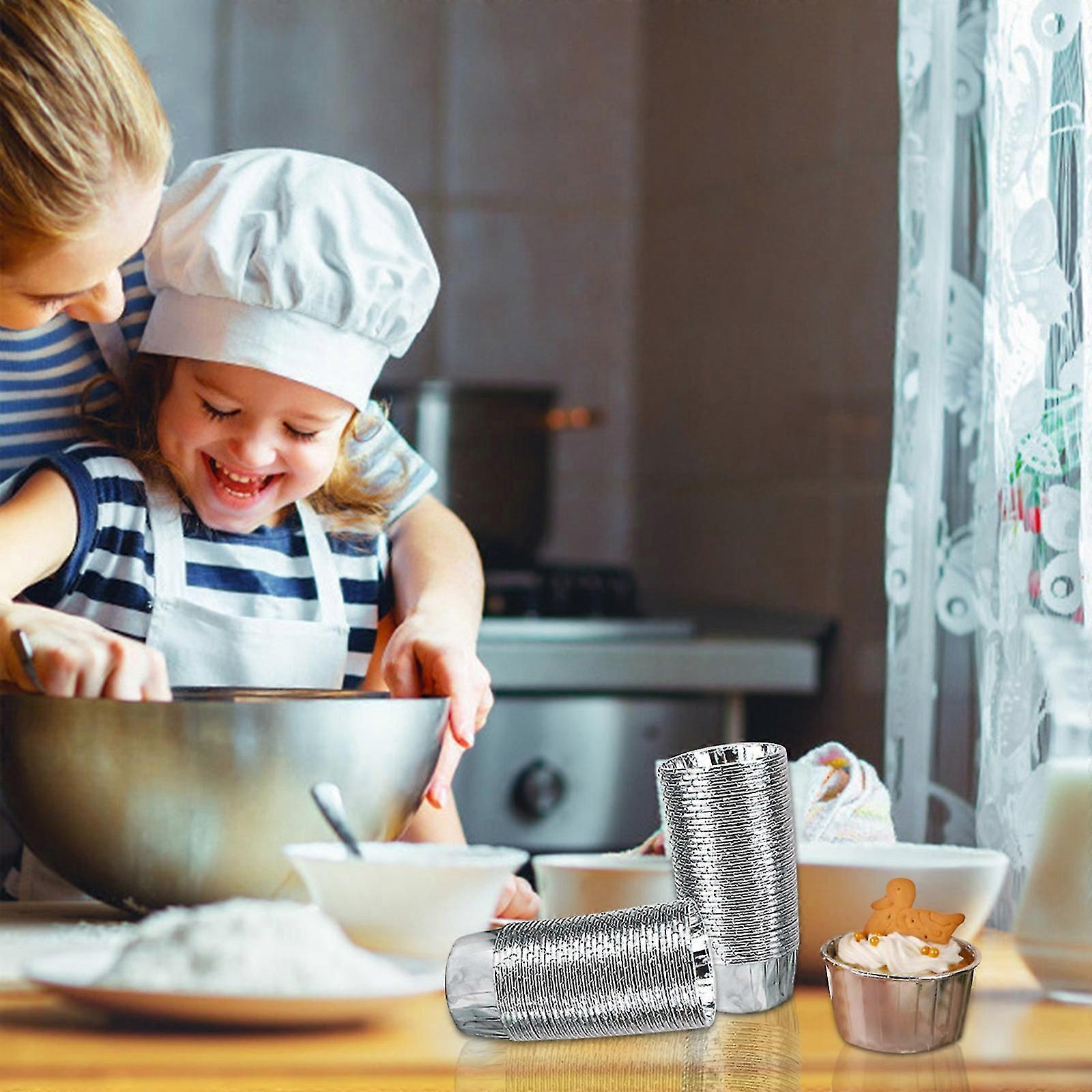 Large Flanged Cake Cups Multicolor Baking Desserts High Temperature Cake Cups