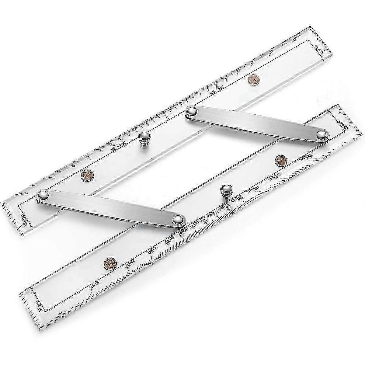 Marine Parallel Ruler with Clear Scales 12 Inches Parallel Ruler