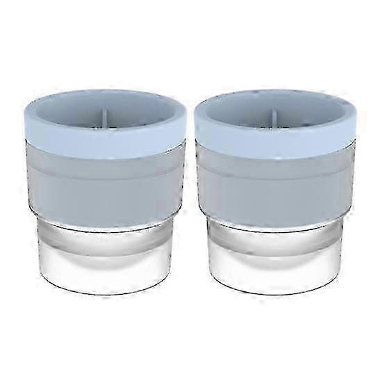 Stackable Odor-Free Ice Ball Maker with Water Large Spherical Ice Cube Tray