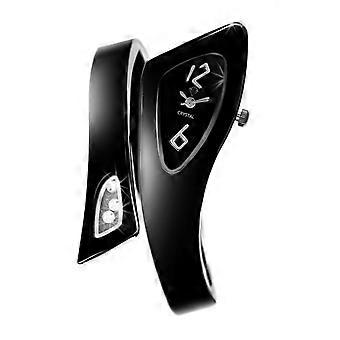 Montre Bangle Par So Charm® ornée de cristaux Swarovski® MF001-NOIR-SWARO