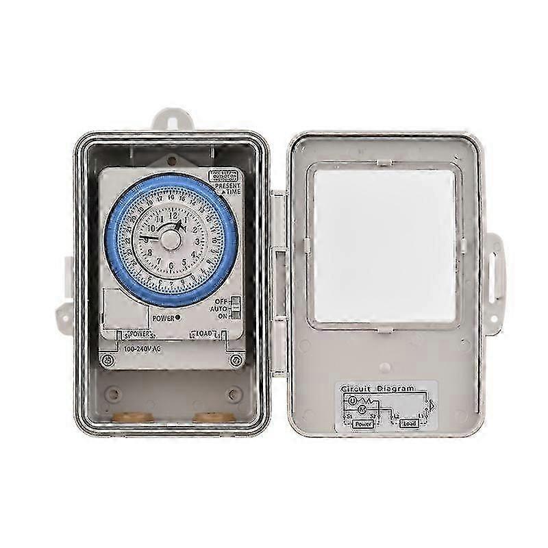 Mechanical 24 Hours Timer Switch IP53 Rating Programmable Electrical ...