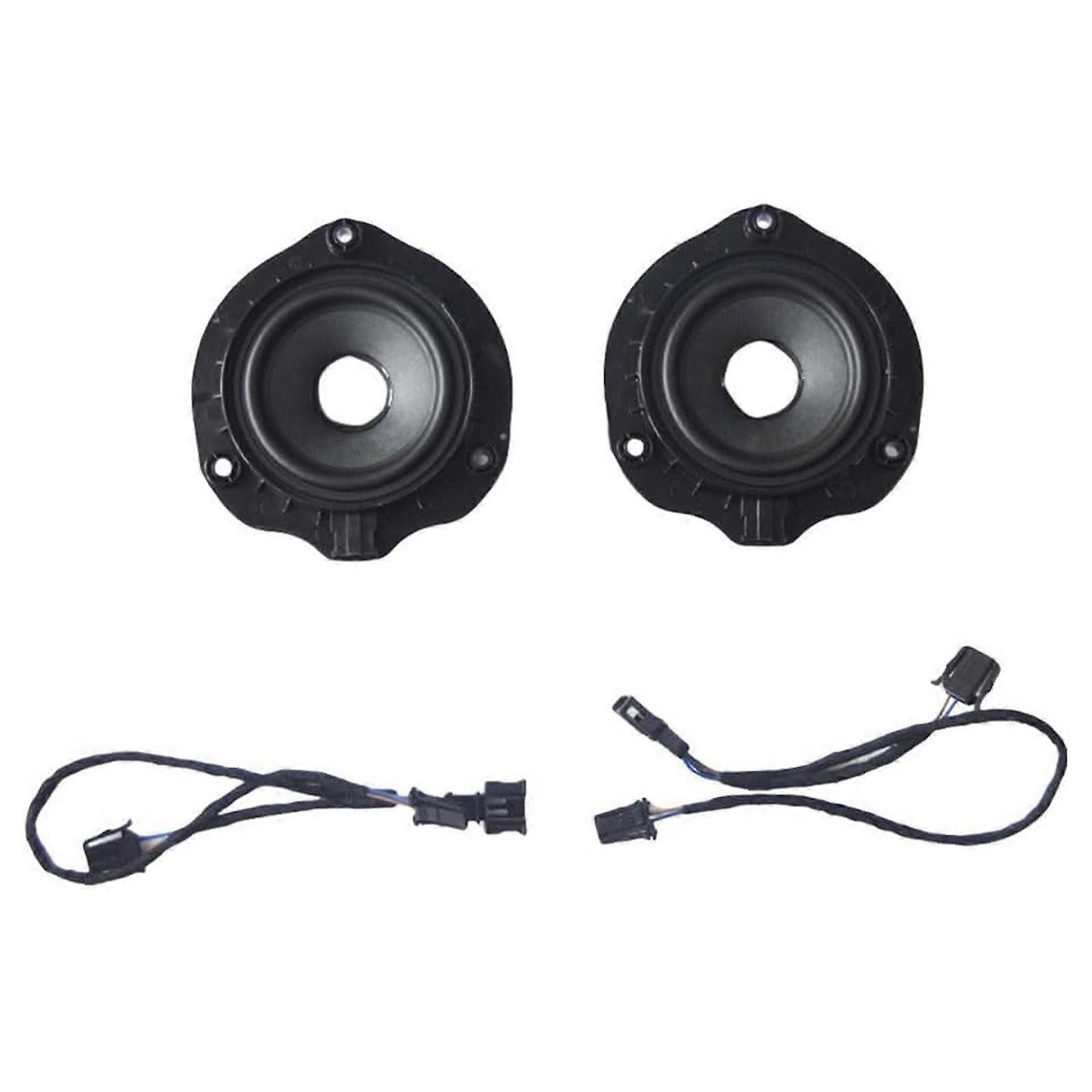 Replacement Speaker Kit 8V3035409A 8V3035410A Front Door Speaker with Wiring Harness for RS3 17-21 Multicolor