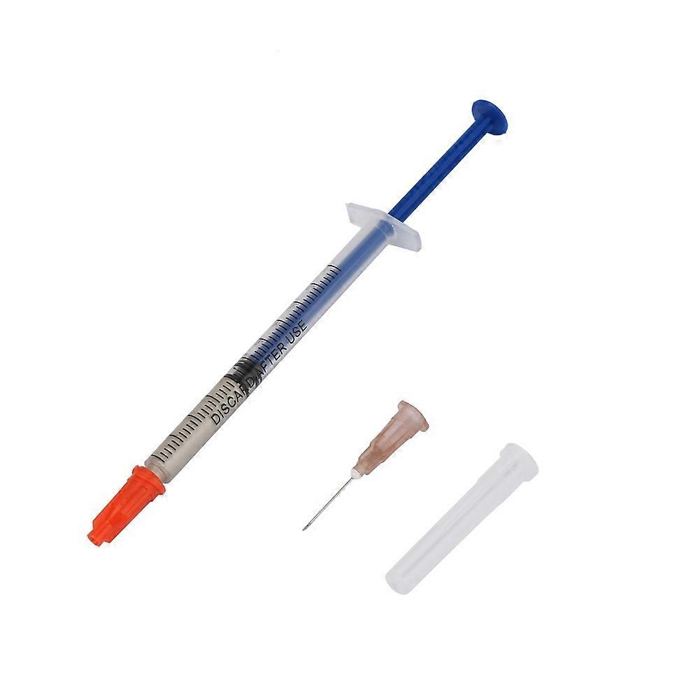 Conductive Silver Paste Syringe Quick Dry Silver Grease for Keyboard PCB Repair (0.4mL)