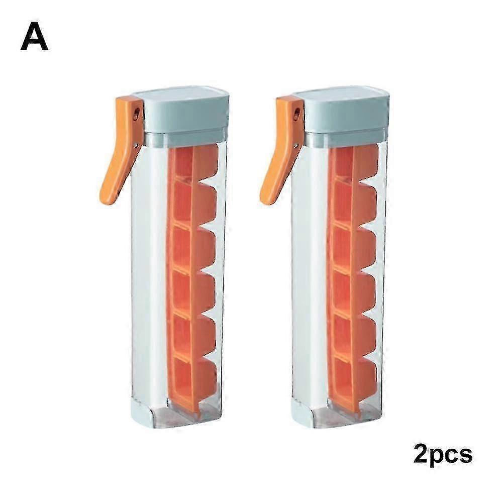 2025 Ice Cube Mold Household Ice Maker Ice Cube Box Food Grade Pressed Ice Grid