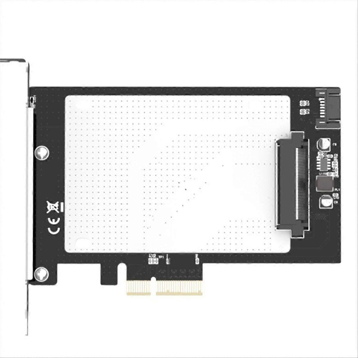 2.5-Inch U.2 to PCI-E 4.0 X4 X8 X16 Adapter Card for U.2 NVMe SSD PCIe 4.0 X4 Full Speed for 6TB 2.5