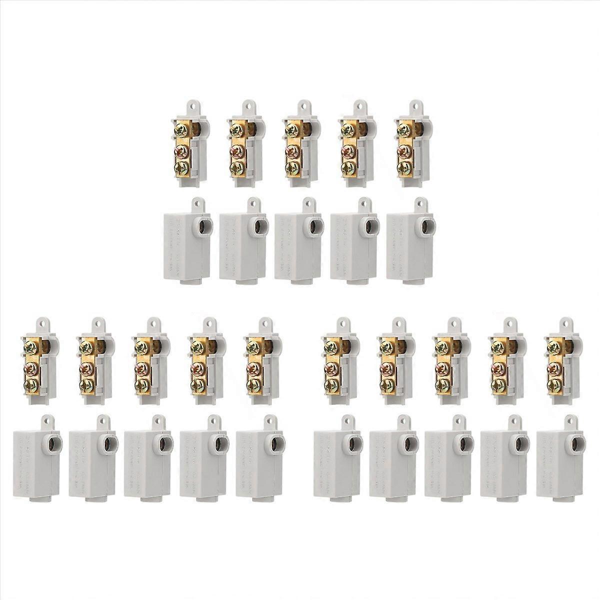 30PCS 6 AWG Gauge T-Type Wire Connector Nut Kit, 80A Quick Wiring Connection Terminal, Splicing Quic