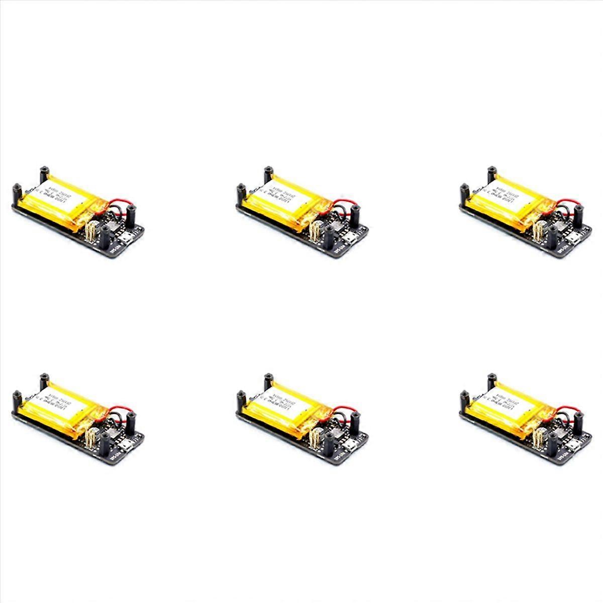 6X UPS Lite V1.2 UPS Power HAT Board with Battery Electricity Detection for Zero Zero W
