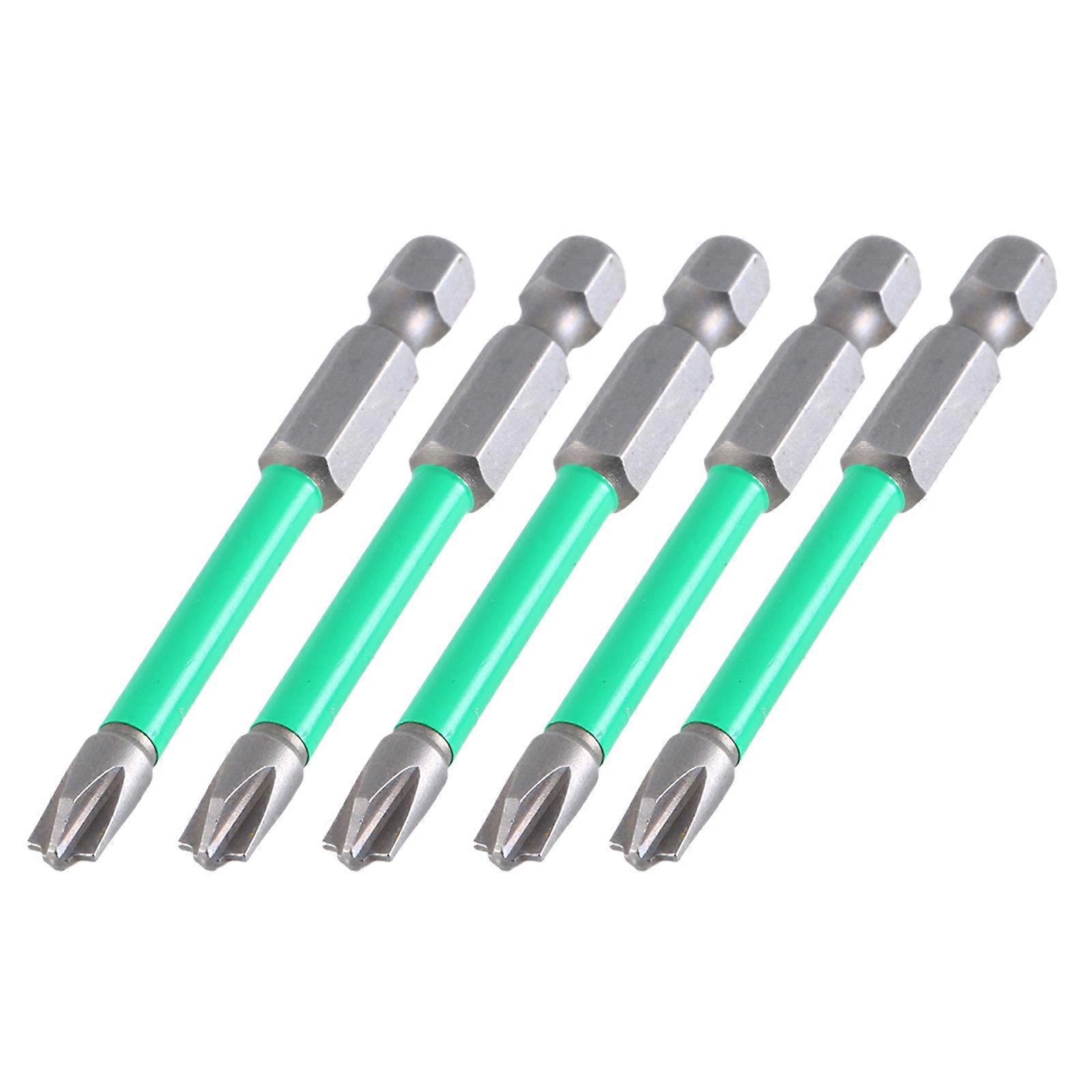 Durability Tool Steel Crossheads Screwdriver Bit For Electrical Work With Improved Magnetic Grip Precise Tightening Multicolor