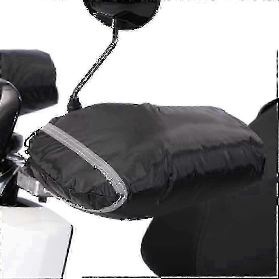 Motorcycle Grip Handlebar Muff Windproof Waterproof Warm Handlebar Gloves_m24