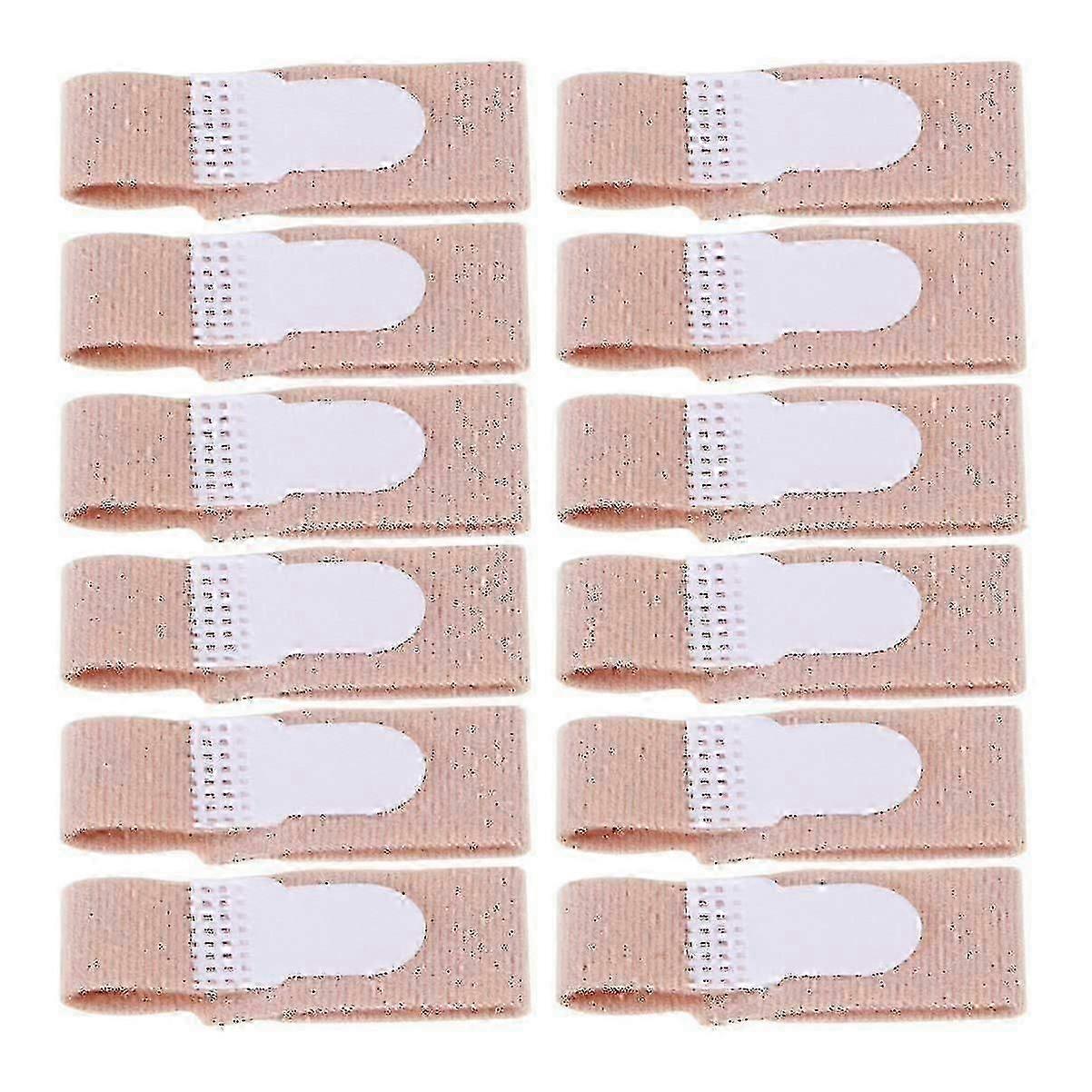 12 Pcs Finger Buddy Bands Finger Brace Splint Buddy Loops For Jammed And Broken Fingers, Size M-mxbc