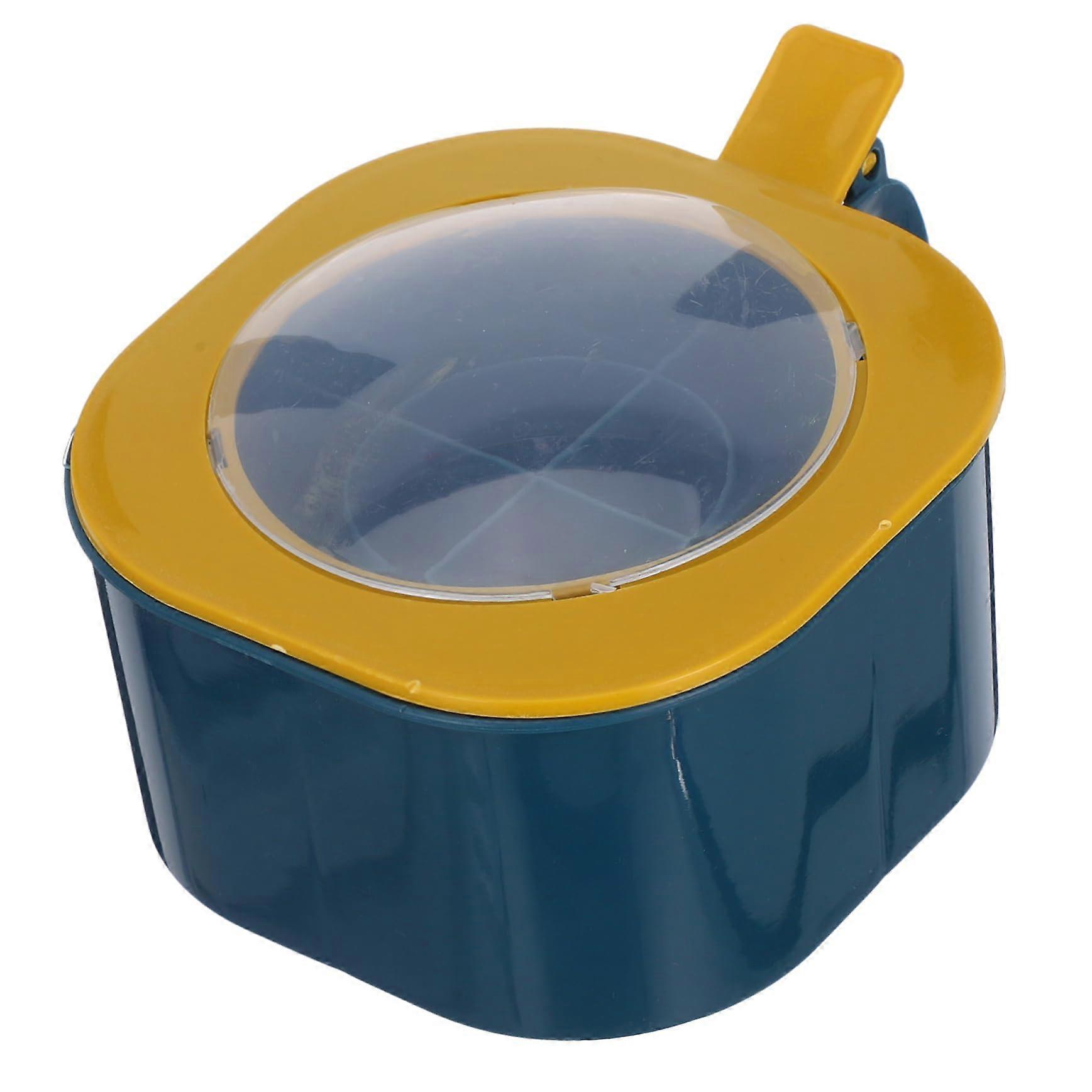 Spice Storage Container Set with Lid and Spoon, MultiCompartment Plastic Seasoning Box for Kitchen