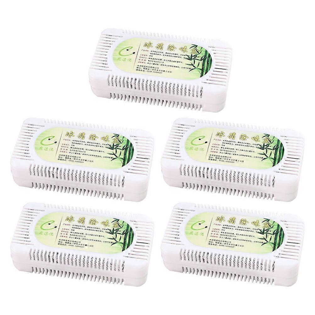Activated Charcoal Refrigerator Deodorizer Odor Remover 5Pcs Set