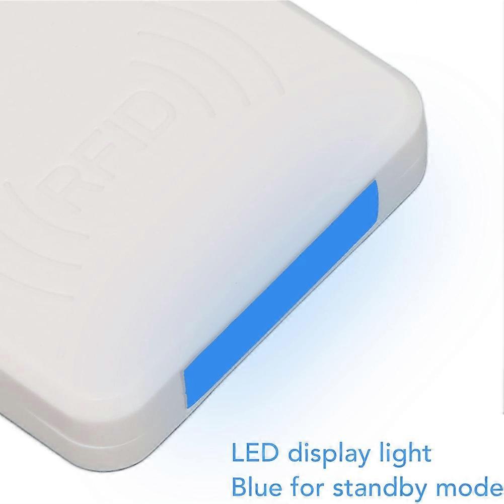 ID Card Reader, Credit Card Reader Type C Interface ID Mobile Phone Card Reader 125Khz Portable Smart Card Reader,White