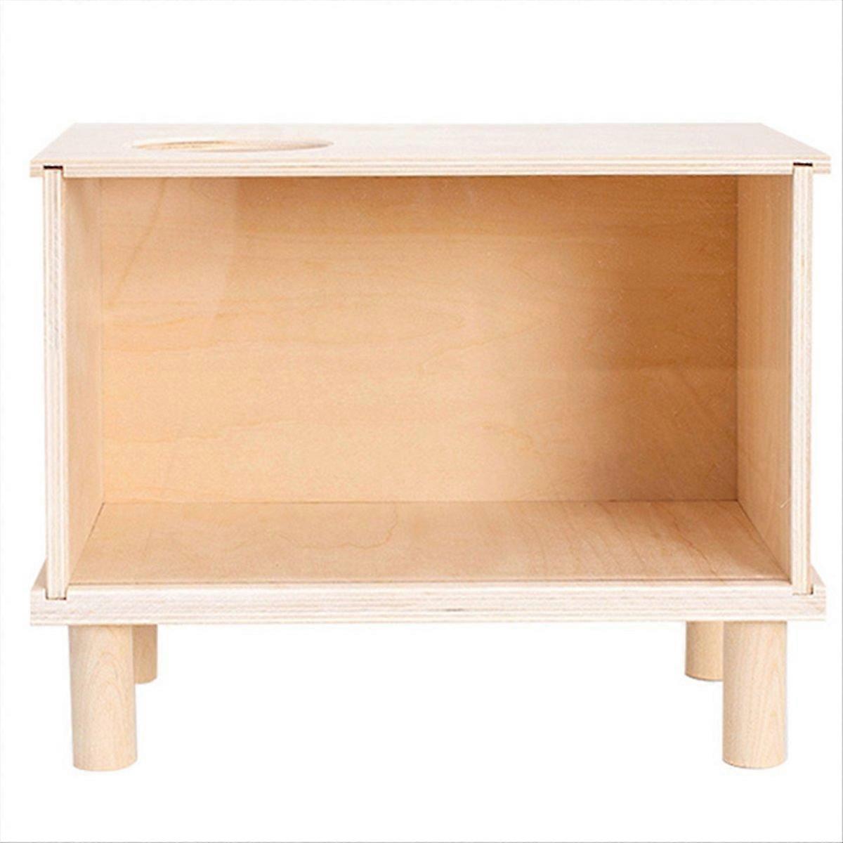 Wooden Hamster Digging Box Small Animal Sand Bath Box