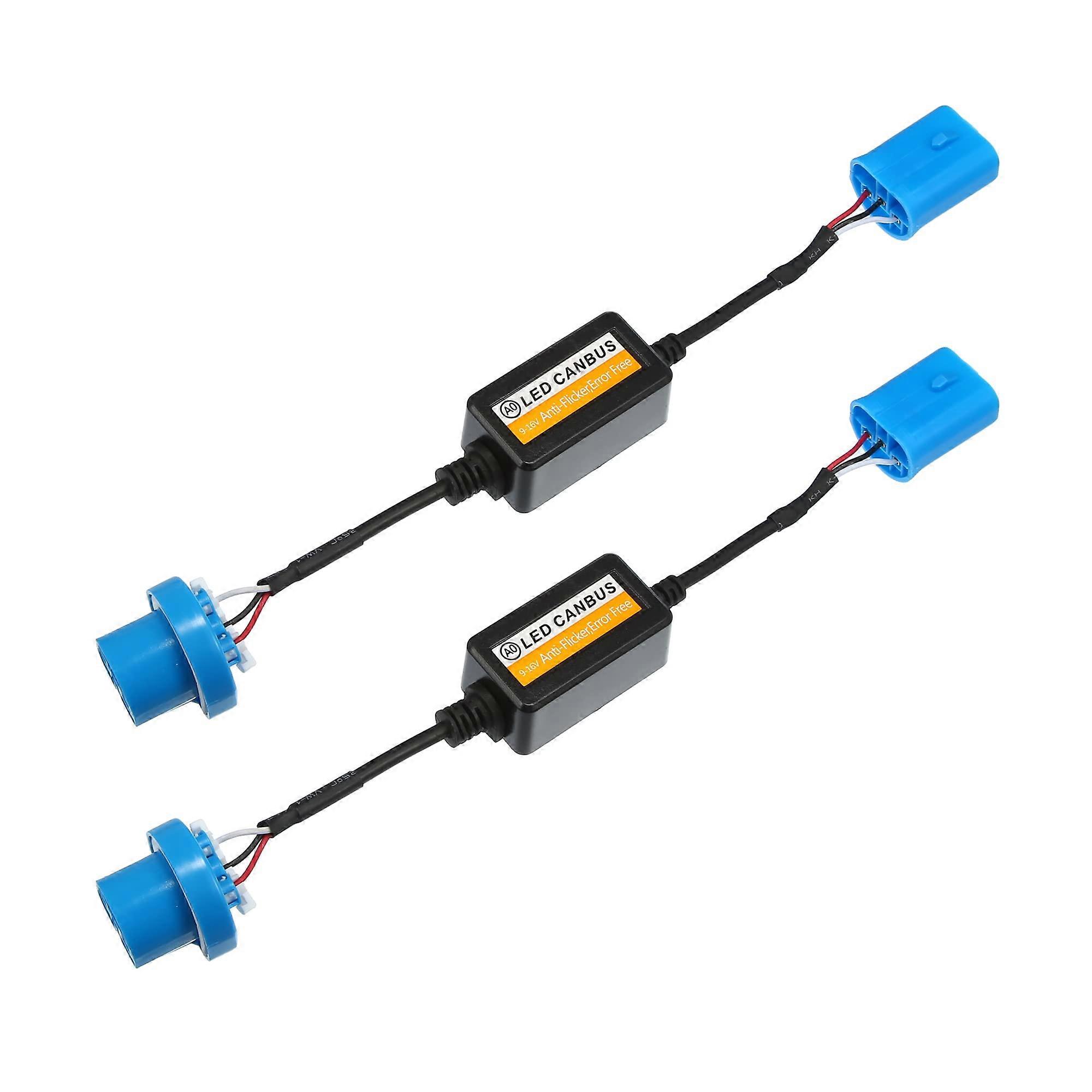 9004 9007 LED Headlight Canbus Decoder Pair Anti Flicker Resistor Eliminates Dashboard Error