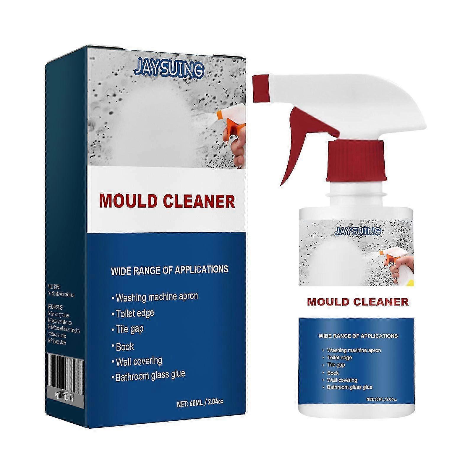 Fast-Acting Mold Remover Spray  60ml Mildew & Mildew Stain Cleaner for Walls, Ceilings & Tiles  Long-Lasting Protection, Safe & Easy to Use