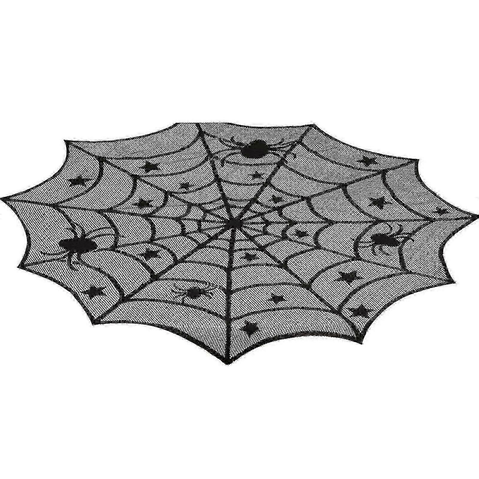 Halloween Party Gothic Spider Web Tablecloth Table Cover Party Decor