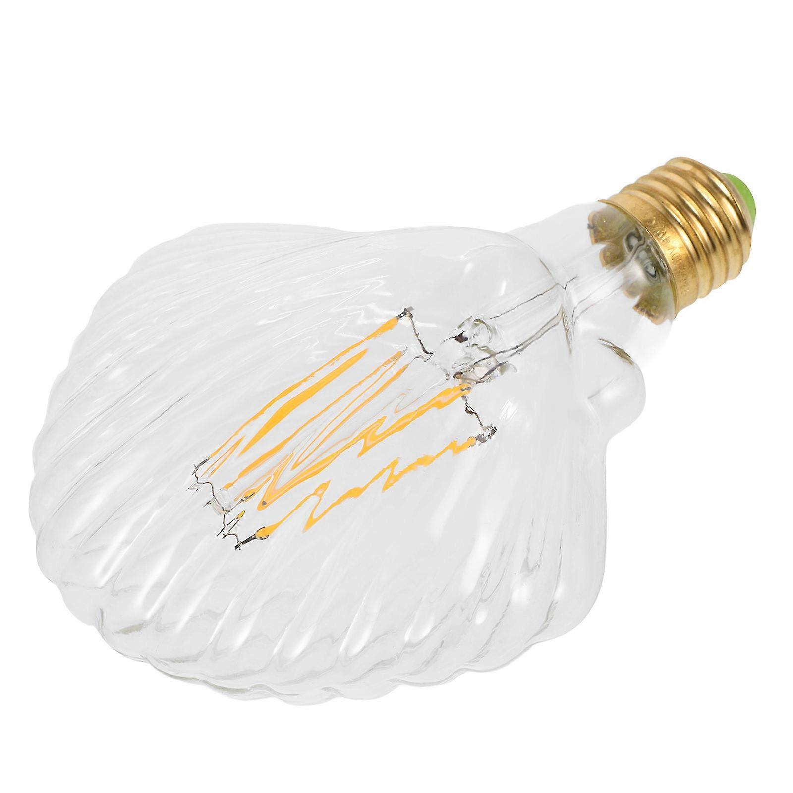 Gold Seashell Light Bulb for Lighting Trendy Restaurant