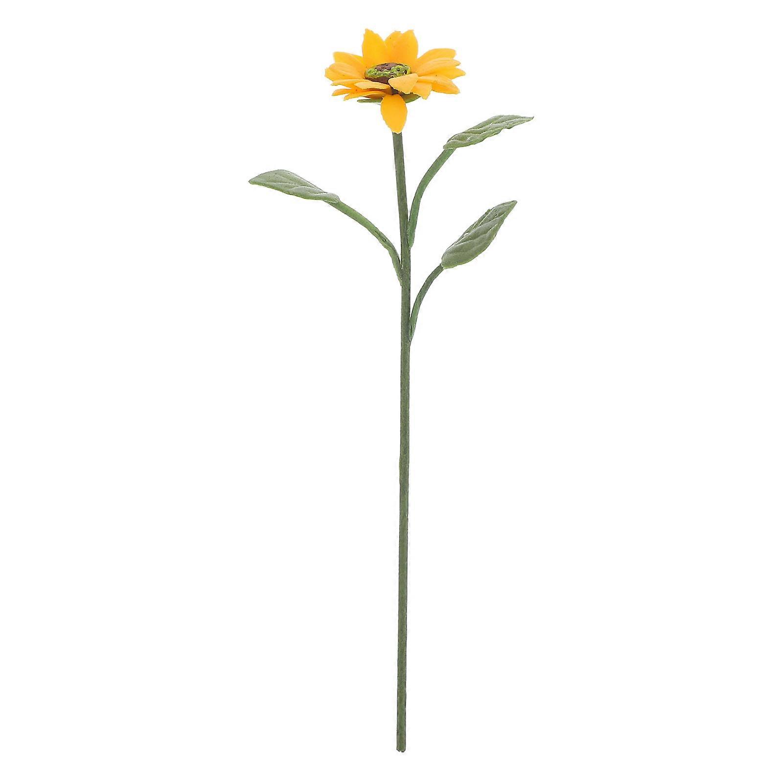 Miniature Clay Sunflower for Micro Landscaping Decoration