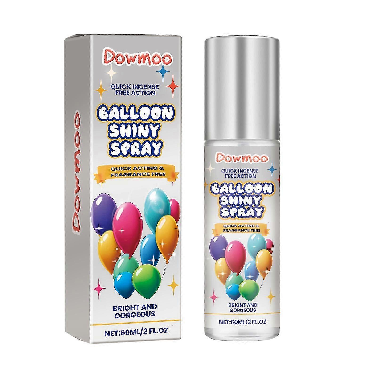 Long-Lasting Latex Balloon Shine Spray  Glossy, Fast-Drying, Non-Oxidizing, Easy to Use (60ml)