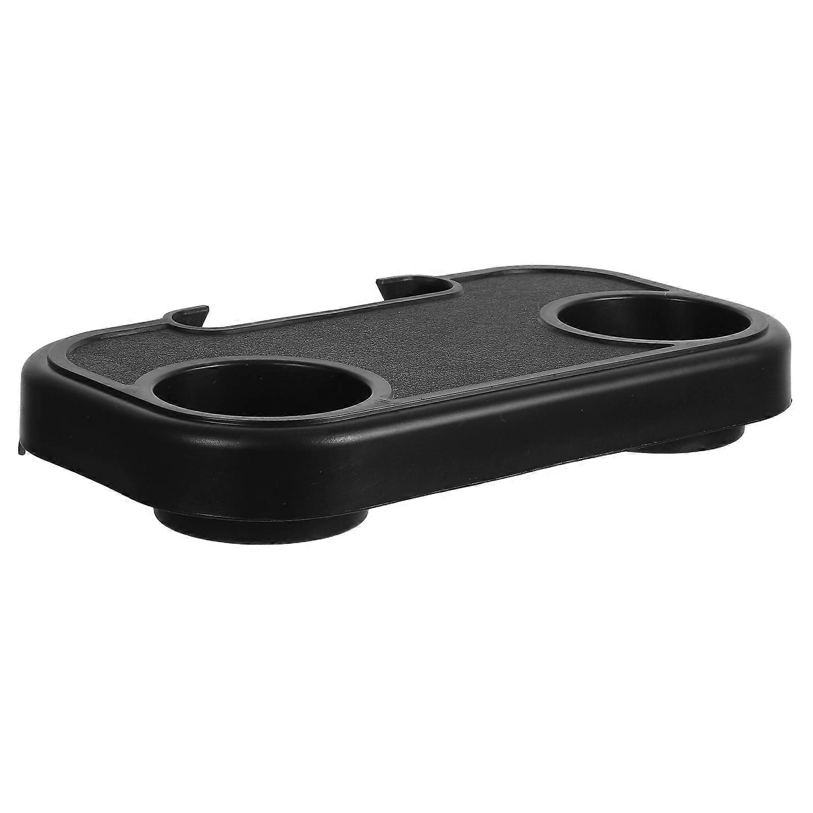 Stable Drink Holder for Beach Chairs Portable Attachment Black