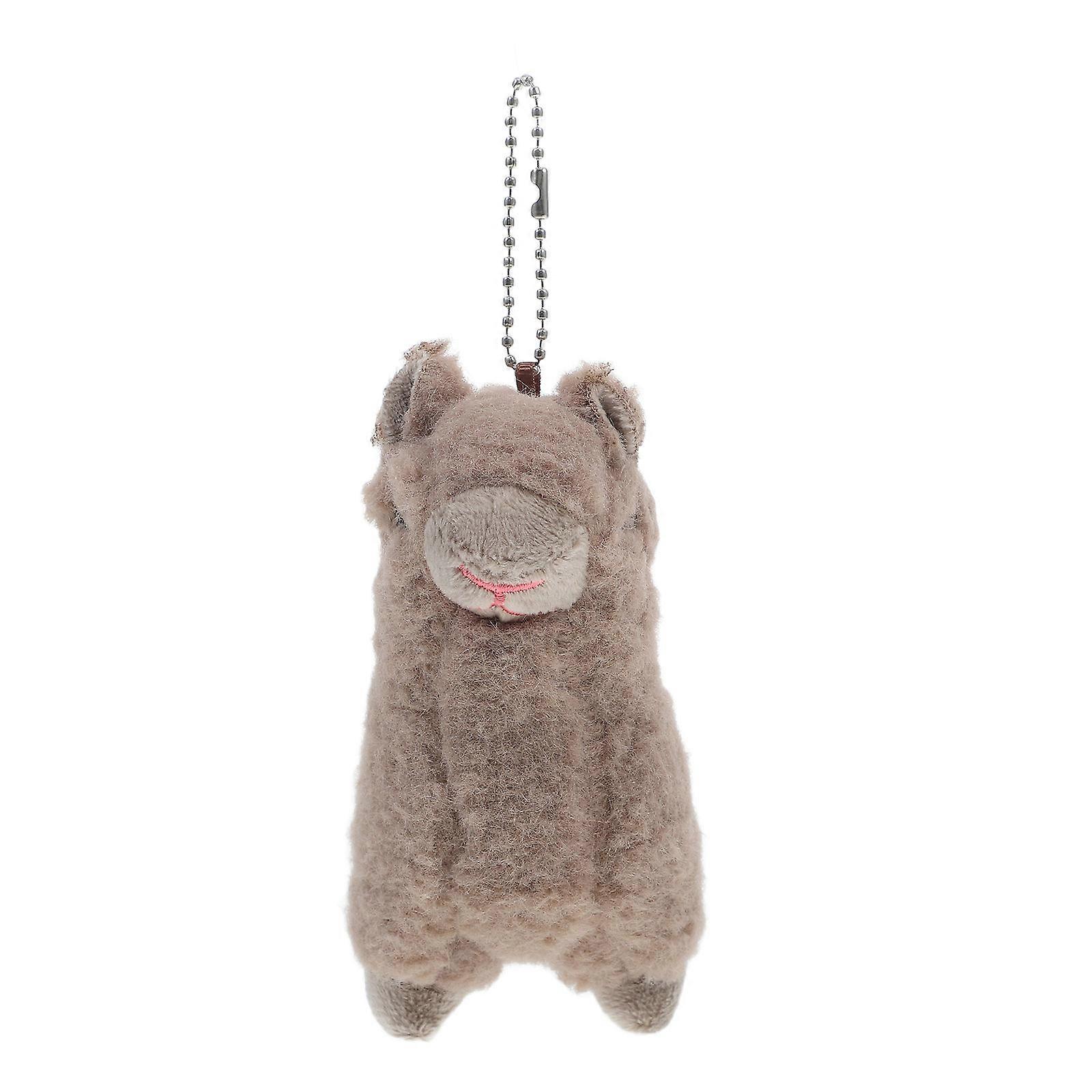 Alpaca Keychains Cute Stuffed Alpaca Keychain Pendant for Backpack Charm