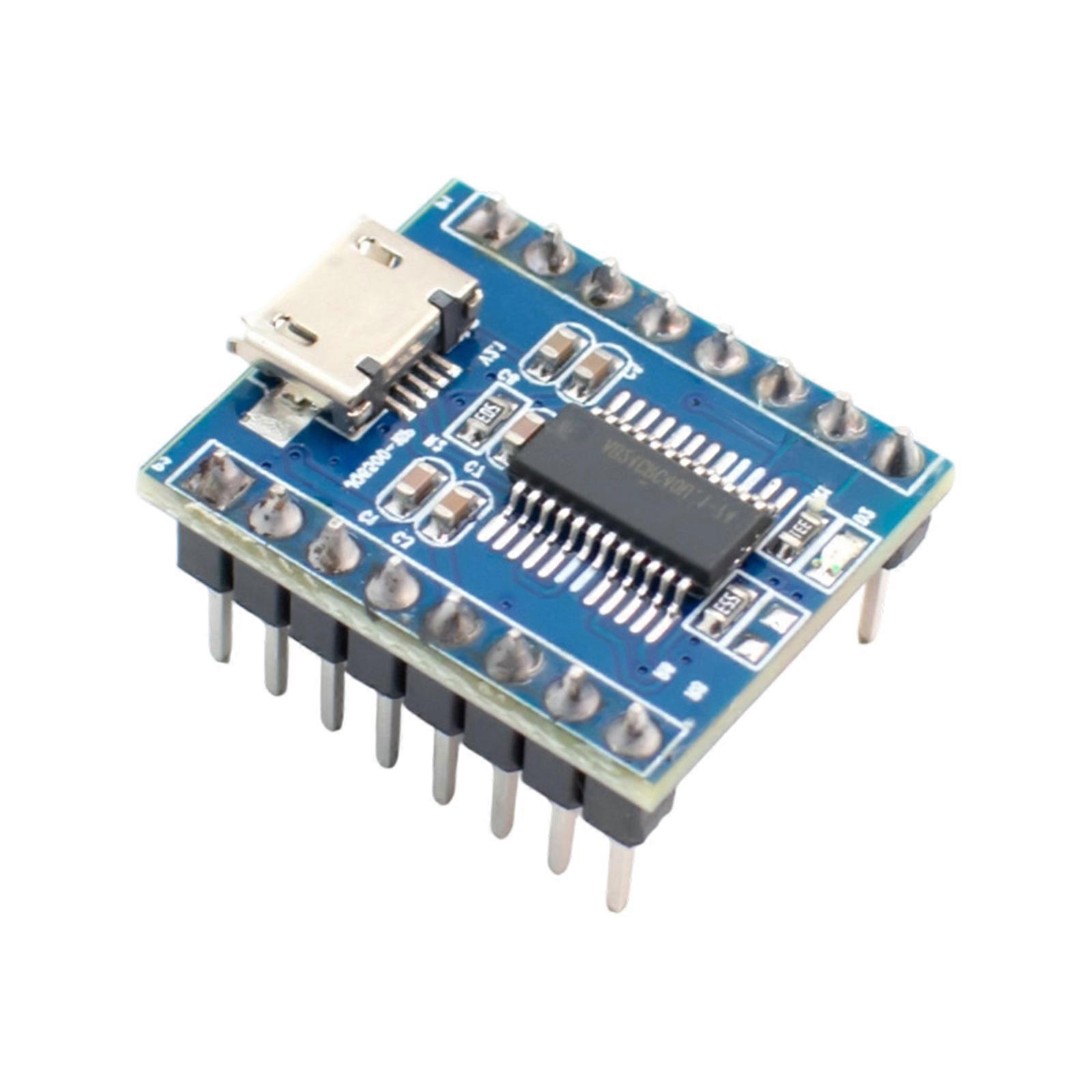 Compactly JQ6500 Voice Module Featuring Quality Sound Output 3.2V To 5V Wide Voltages Ranges For Easy Integration Multicolor