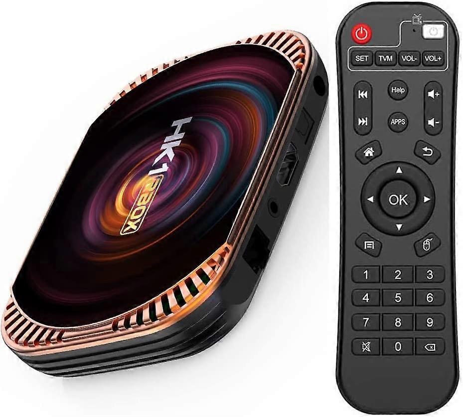 Android 11.0 TV Box Amlogic S905X4 HK1 4GB RAM 128GB ROM DualWiFi 2.4G/5G Bluetooth 1000M Ethernet 3D 8K Set  Box