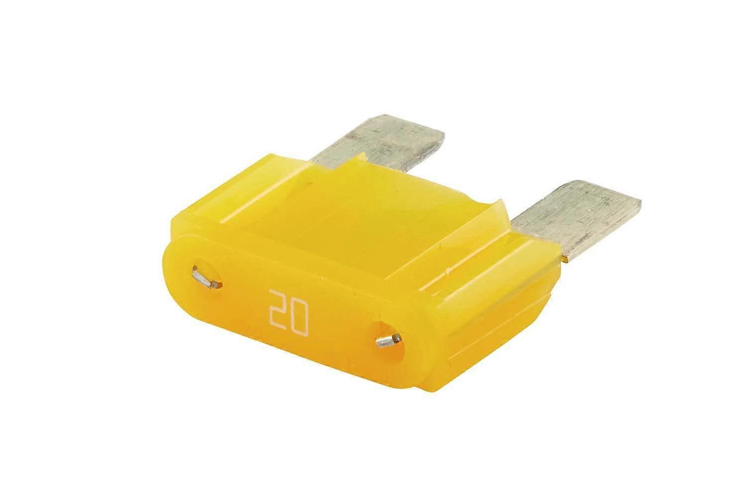 Automotive Fuse 20A Yellow Maxi Blade ISO 88203 Certified  Current Capacity Pack of 10