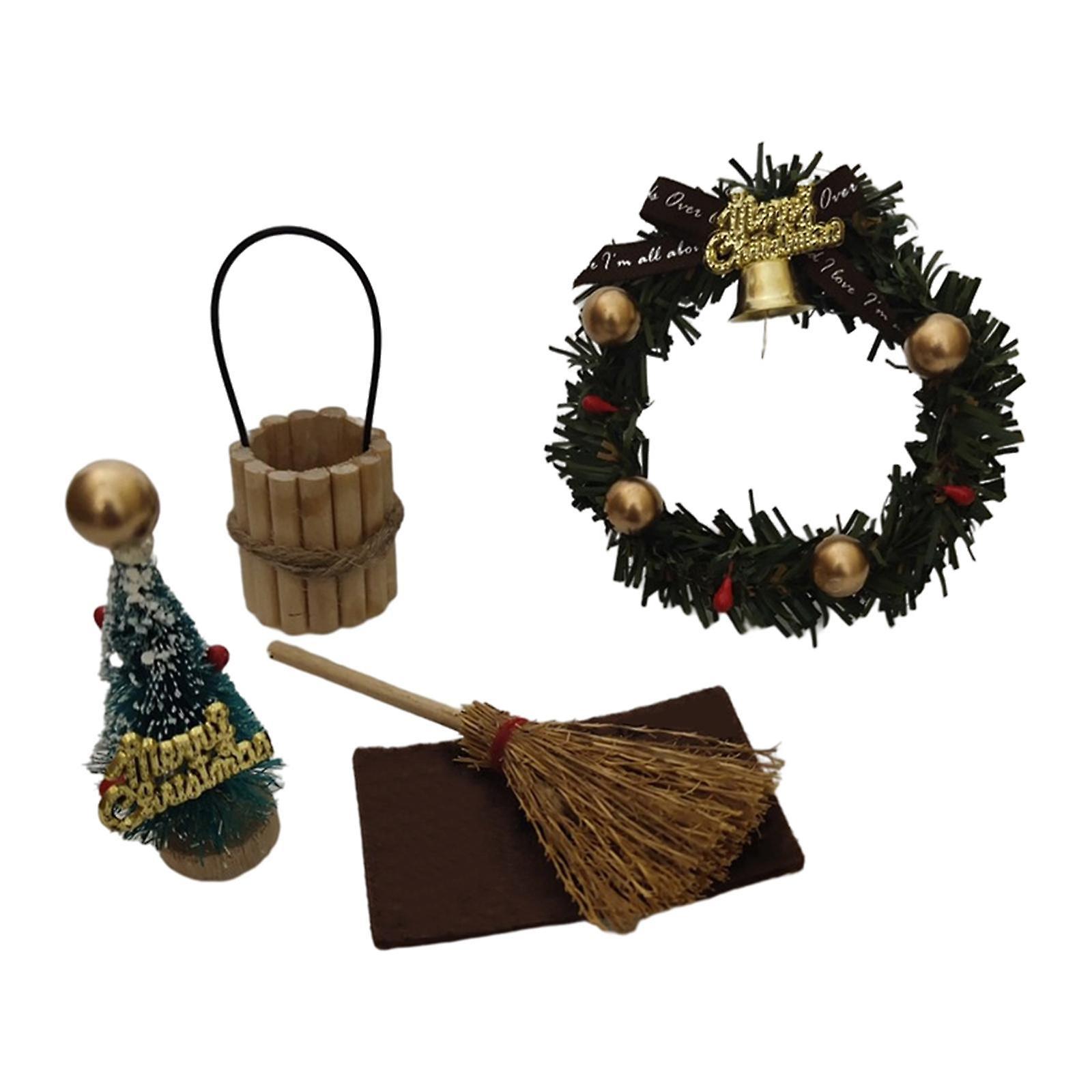 Dollhouse Accessories Miniature Scene Model for Christmas Tree