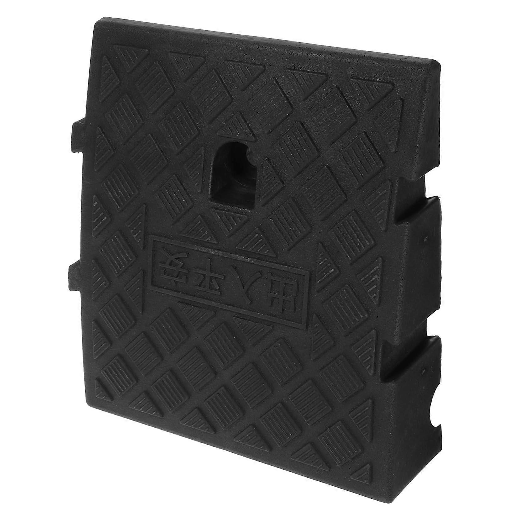 Driveway Curb Ramp Heavy Duty Plastic NonSlip 10° Incline for Cars Wheelchairs and Scooters