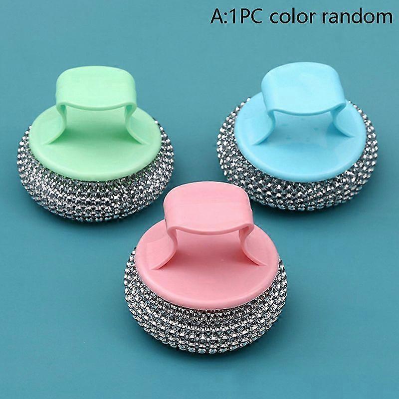 Kitchen Cleaning Ball  Not  Disassembled and  Pot Brush