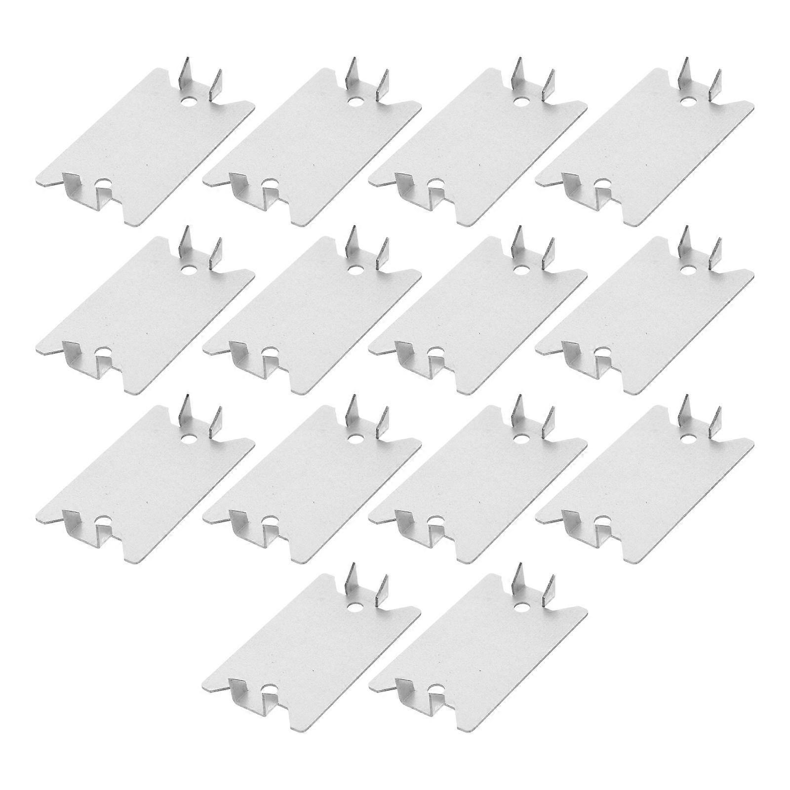 50Pcs Nail Plates for Studs Cable Protection Board Silver Iron Use