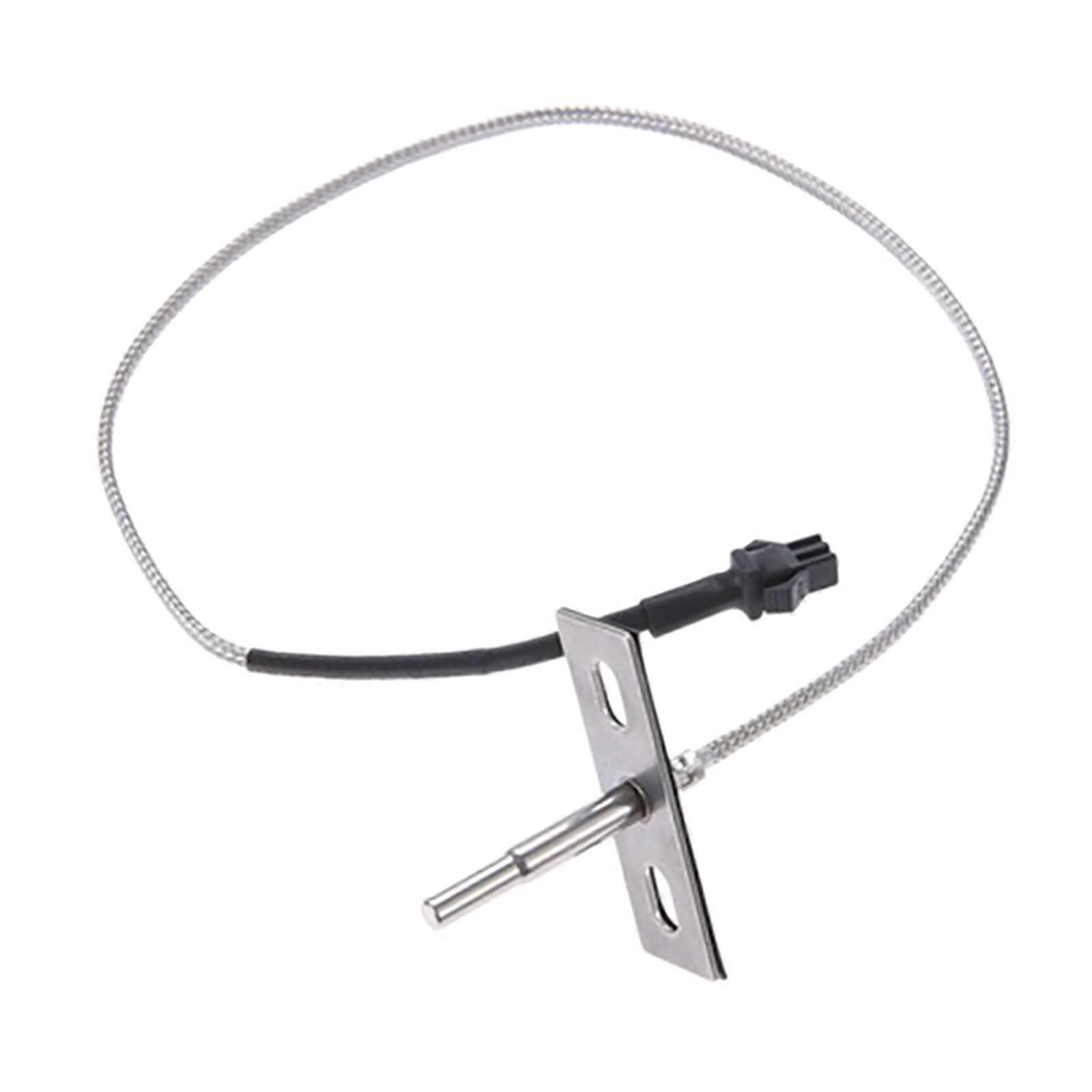 Pellet Grill Temperature Probe Stainless Steel  Heat BBQ Sensor with Durable Braided Cable