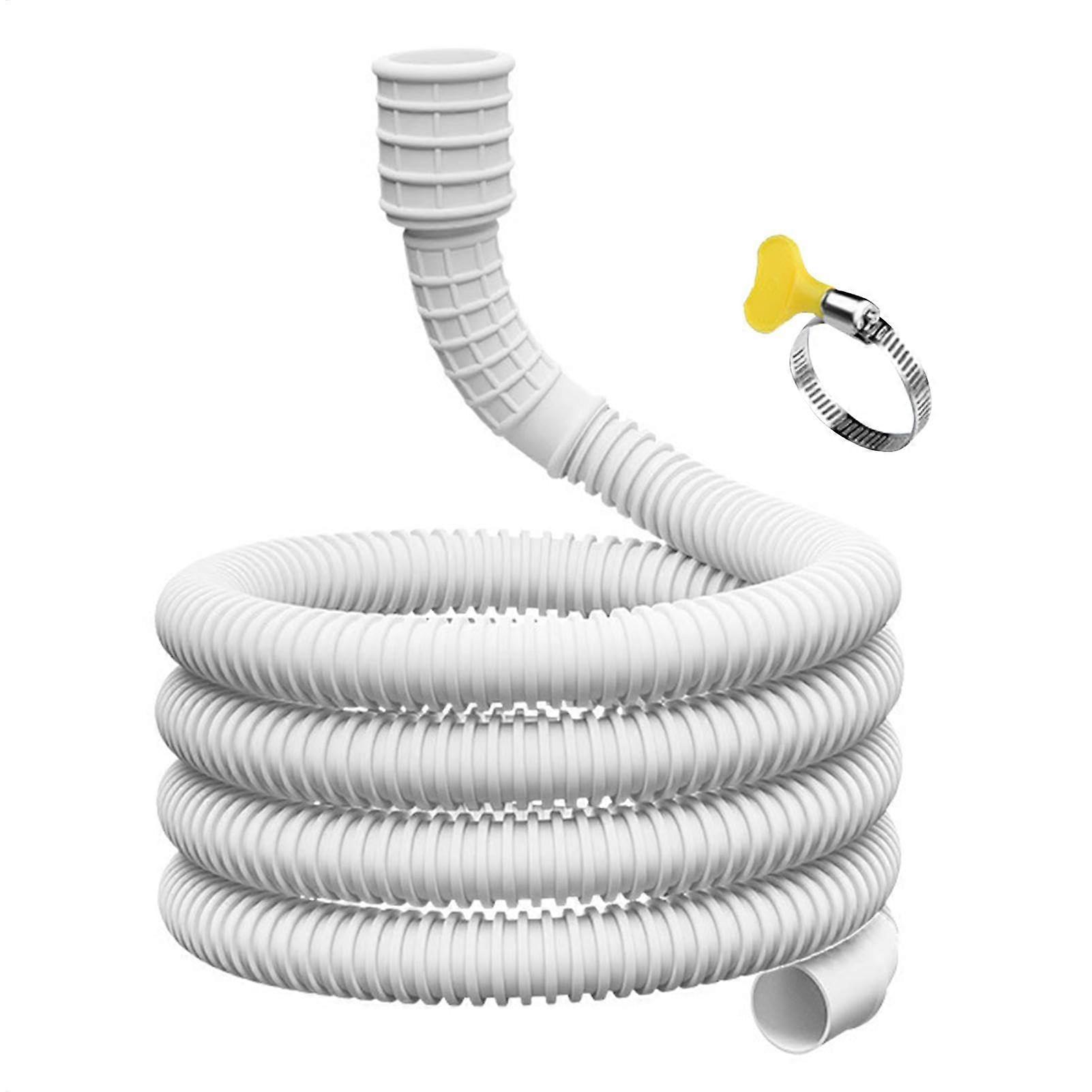 Dehumidifier Drain Hose 3M with Clamp, Flexible AC Hose Replacement for Smooth Water Flow
