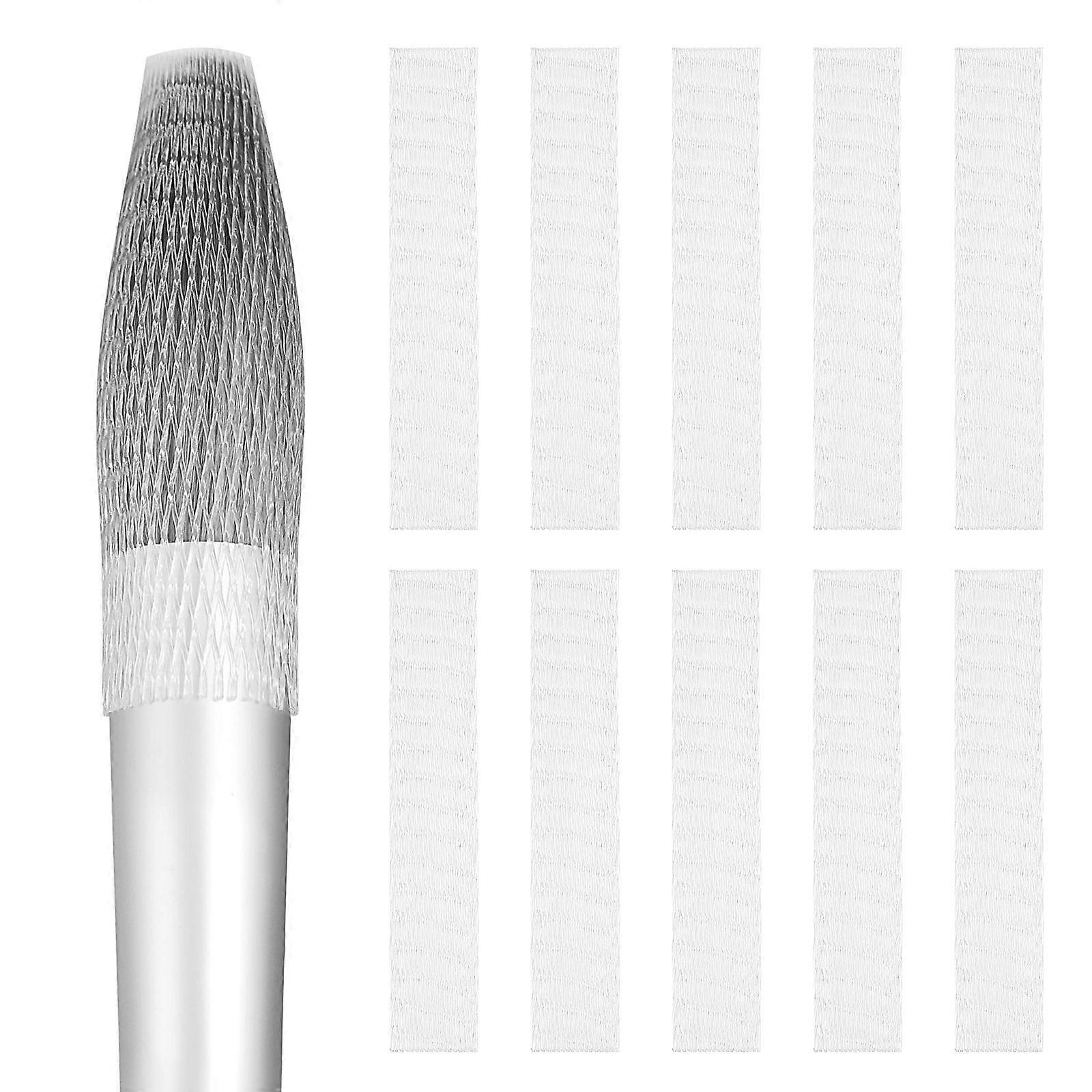 Makeup Brush Mesh Cover for Storage Supvox 100Pcs Silver Protector Set