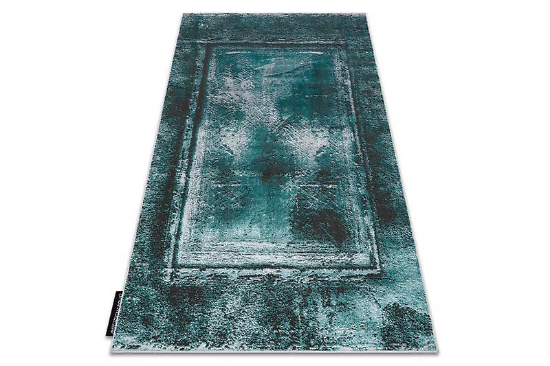 Modern DE LUXE carpet 634 Frame vintage - structural green / anthracite