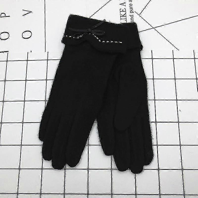 Elegant Wool Touchscreen Gloves for Winter Warmth