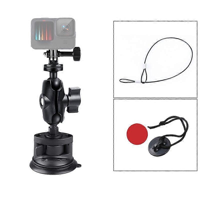 Single Suction Cup Mount Holder with Tripod Adapter